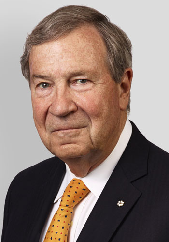 Hon. Dennis O'Connor, Arbitrator & Mediator, Toronto, Ontario.
